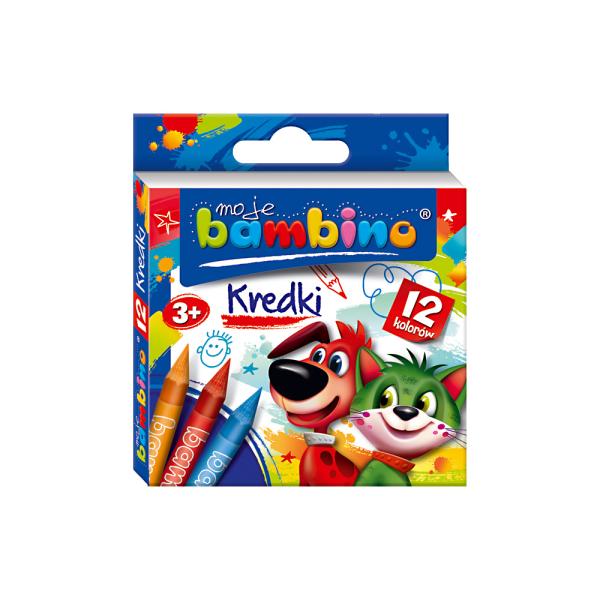 Bambino rasvakriidid 12 värvi