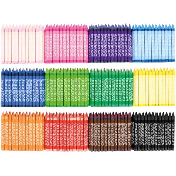 Suur Bambino rasvakriitide komplekt - 25x12 värvi
