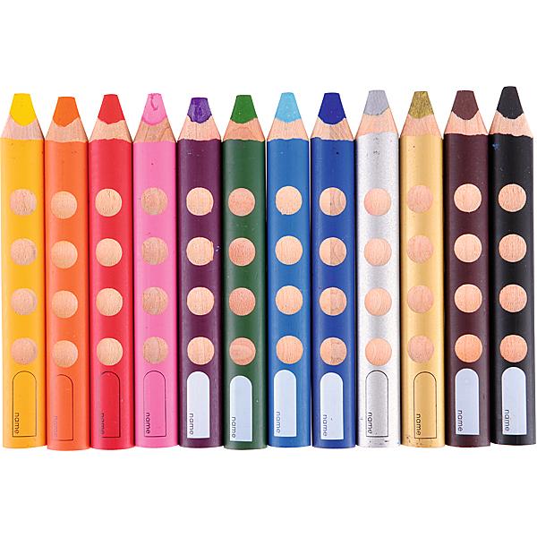 LYRA 3-ühes paksud värvipliiatsid, 12 värvi