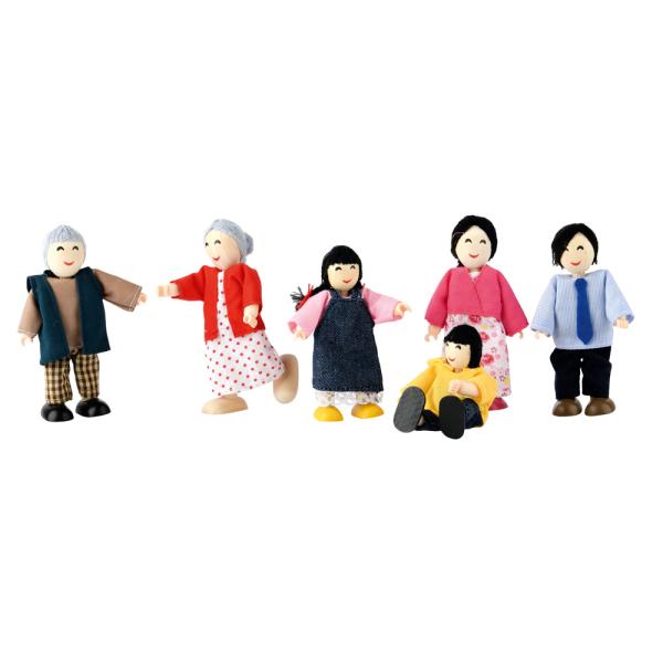 Puidust nukud - suur perekond Aasiast