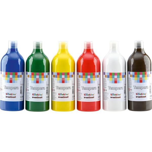 Temperavärvide komplekt 6x1000 ml