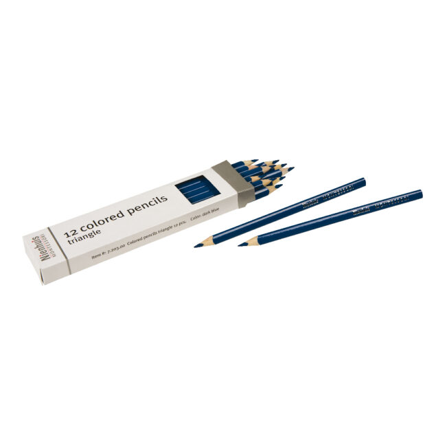 Montessori kolmnurksed värvipliiatsid - tumesinised