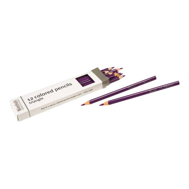 Montessori kolmnurksed värvipliiatsid - lillad