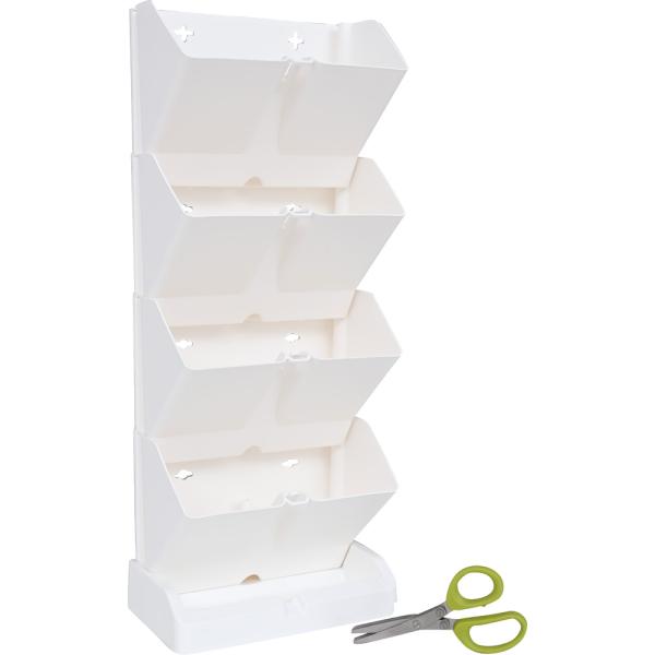 Modulaarsed istutuskastid 8 taimele - valged