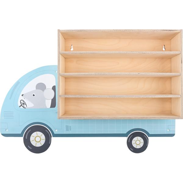 Väike mudelautode riiul