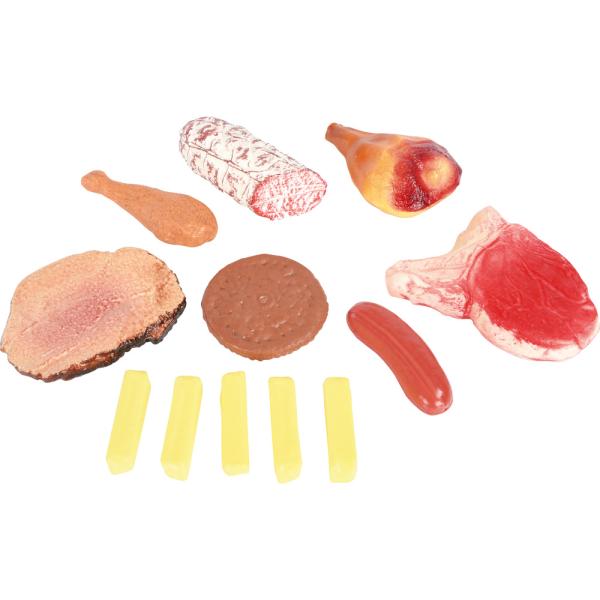 Mängutoit - liha ja friikartulid