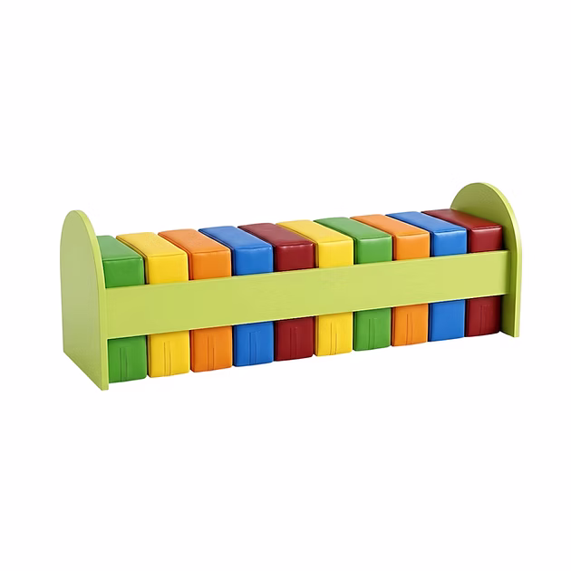 Laste istumispatjade komplekt alusega (10 tk)