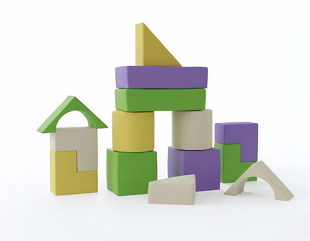Tumbade komplekt "Pehme konstruktor Builder-6 (mini)"