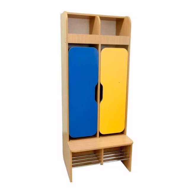 Laste riidekapp kahele kroomitud torudega 628 x 550 x 1560