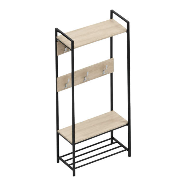 Üheosaline garderoob riiul 1780 x 1500 x 350